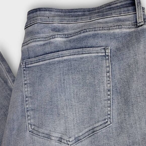 NYDJ Womens Jeans Sz 26W Girlfriend Faded High Rise Straight Leg Plus Classicore - Picture 5 of 12